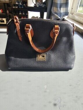 Dooney And Bourke Top Handle Leather Satchel